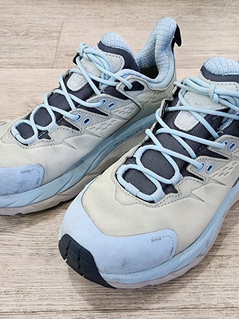 Hoka Kaha 2 Low GTX Gore-Tex Trail Shoes Light Blue Women's Size 7B 1123191